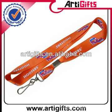 Custom logo nylon car key lanyards